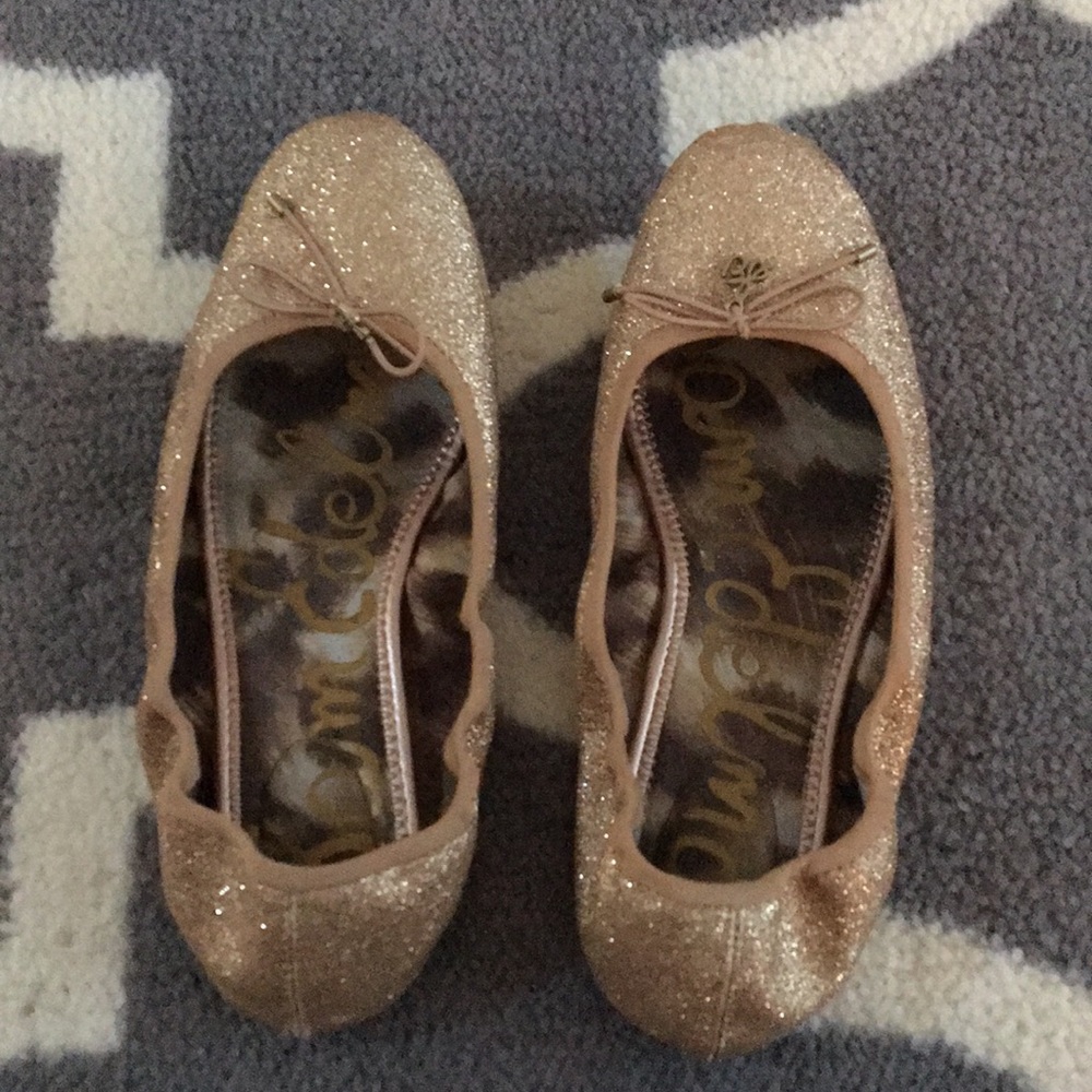 Sam Edelman 6.5 Golden Felicia flats 🎉